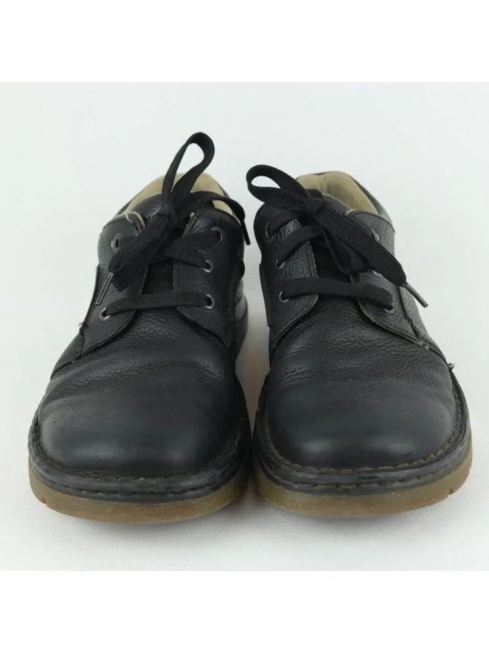 Dr. Martens Men's Size 9 Black Leather 8B75 Lace Up Casual Oxfords